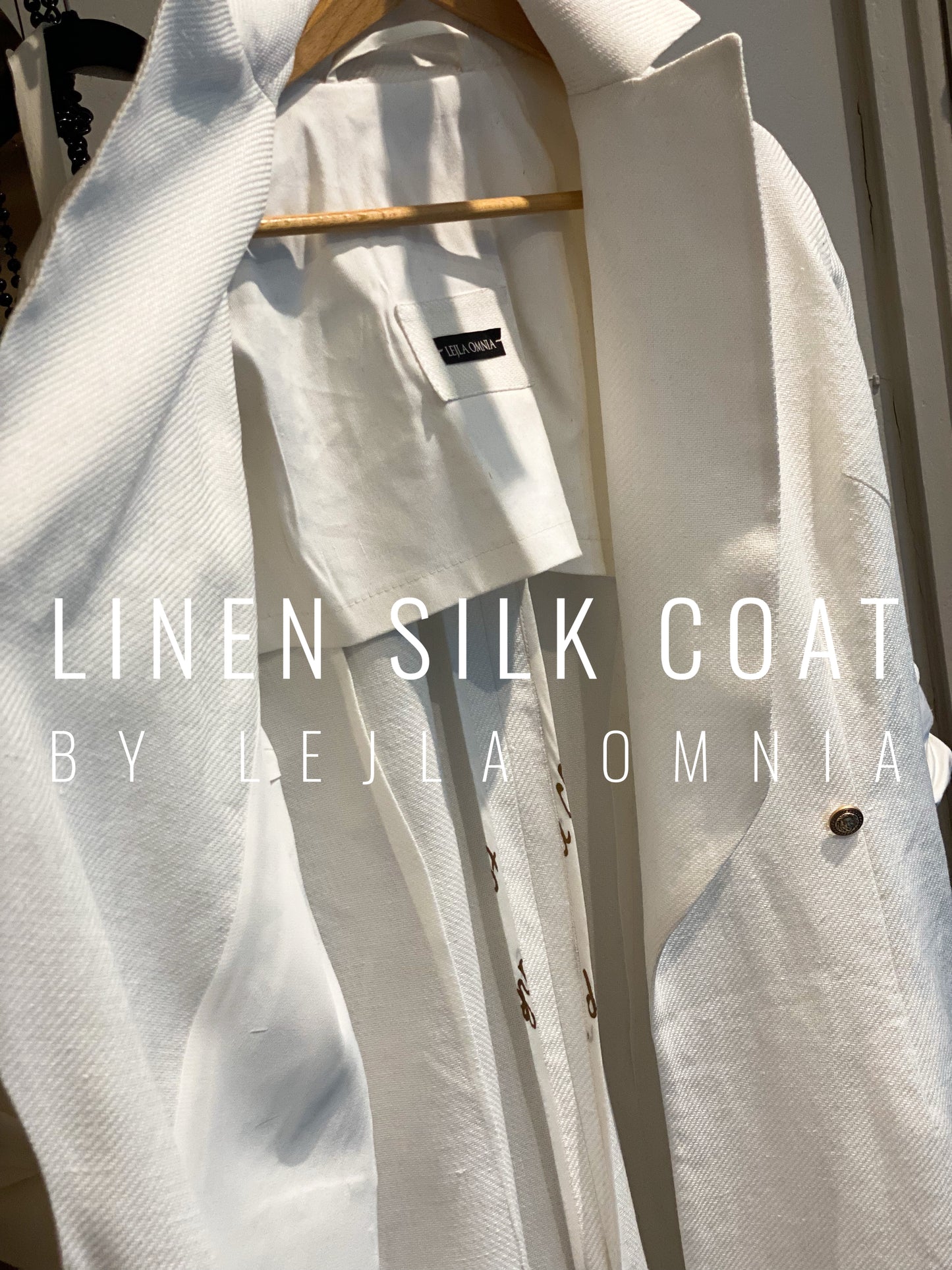 Savannah Linea – Linen Silk Coat