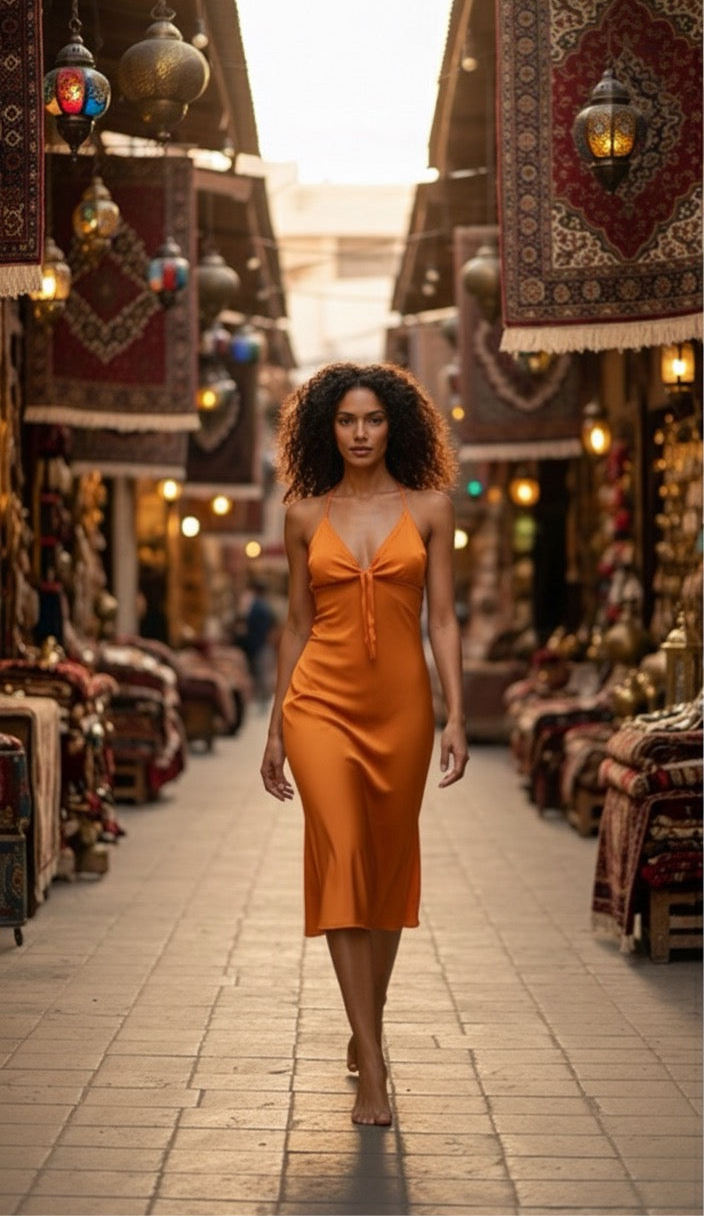Azara - silk dress