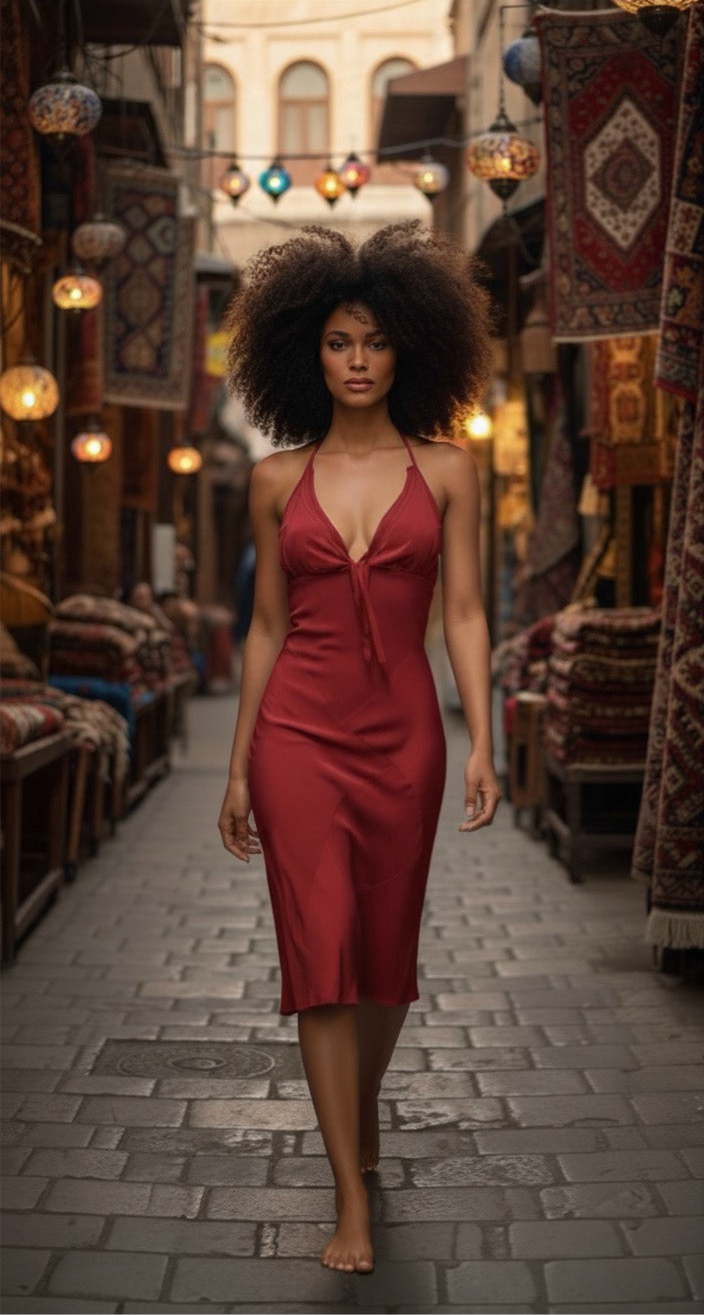 Azara - silk dress