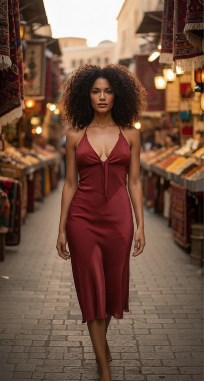 Azara - silk dress