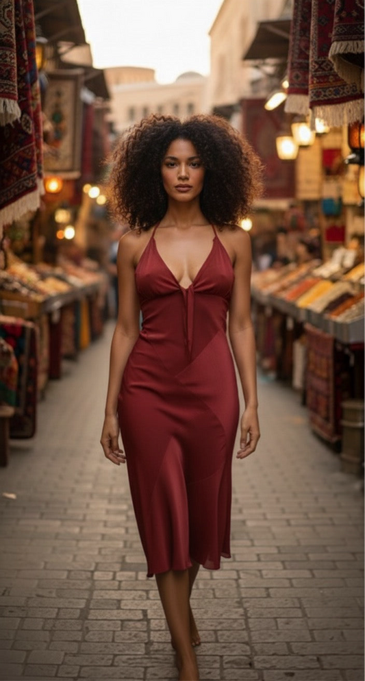 Azara - silk dress