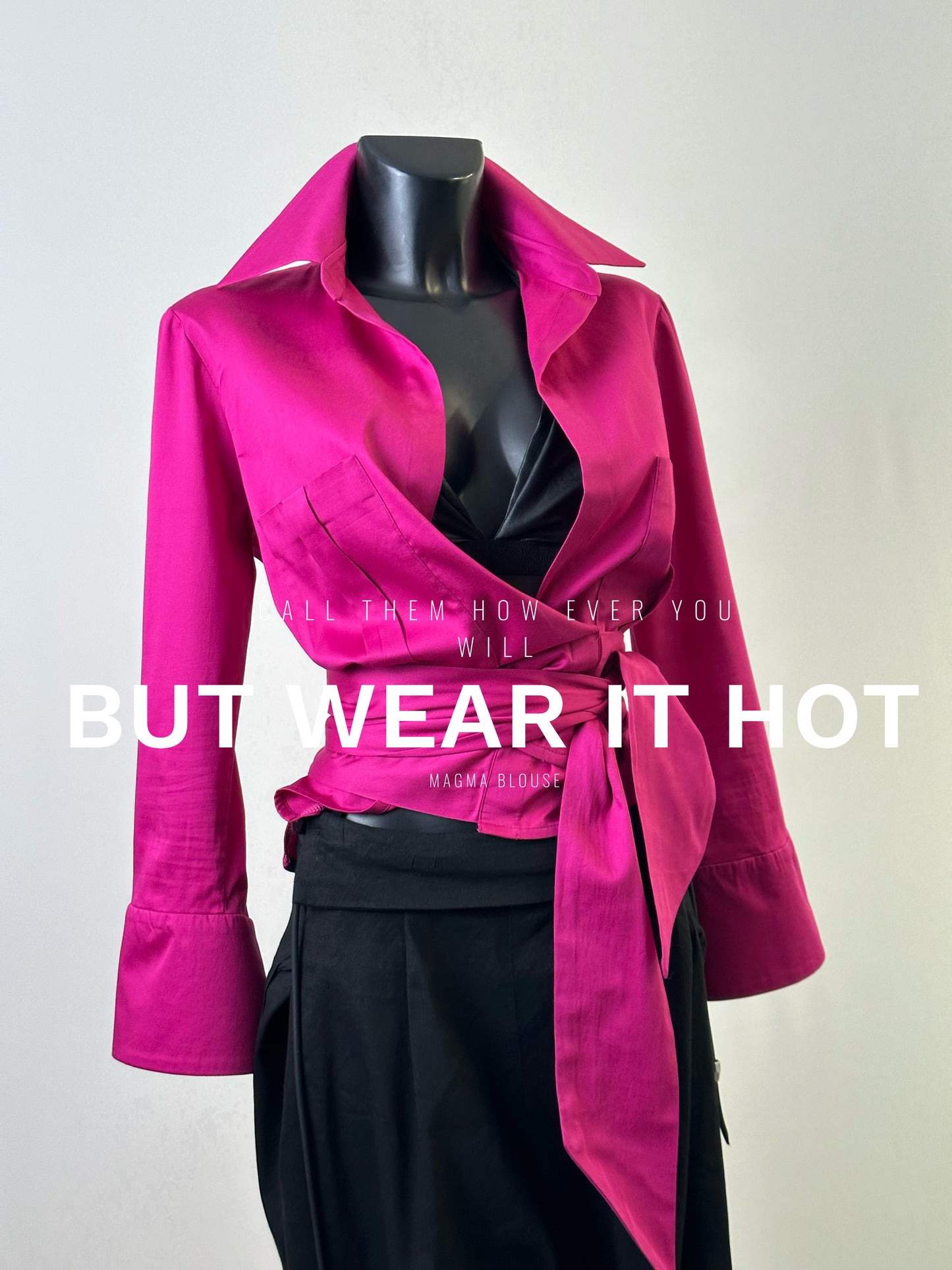 Magenta blouse