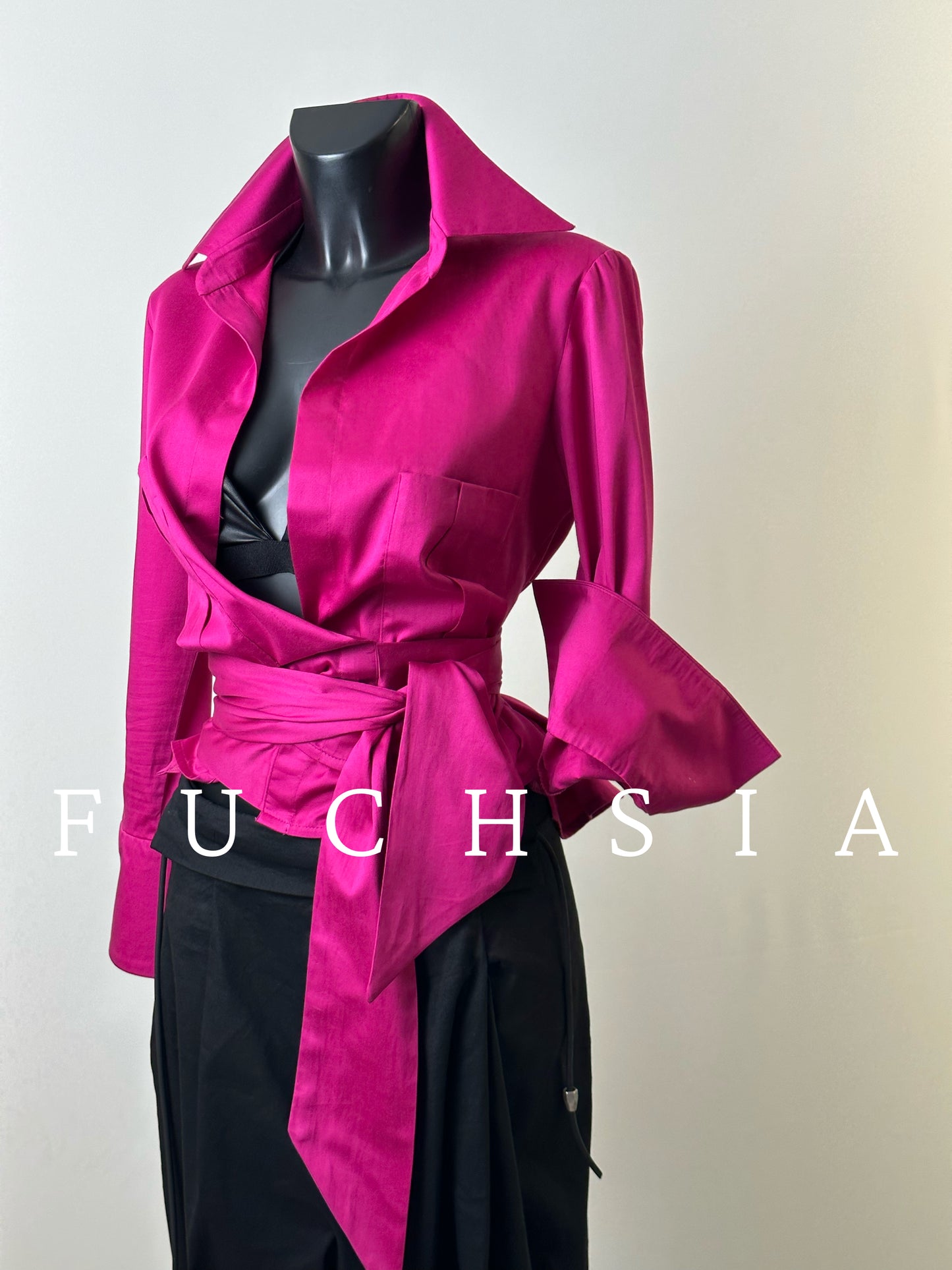 Magenta blouse