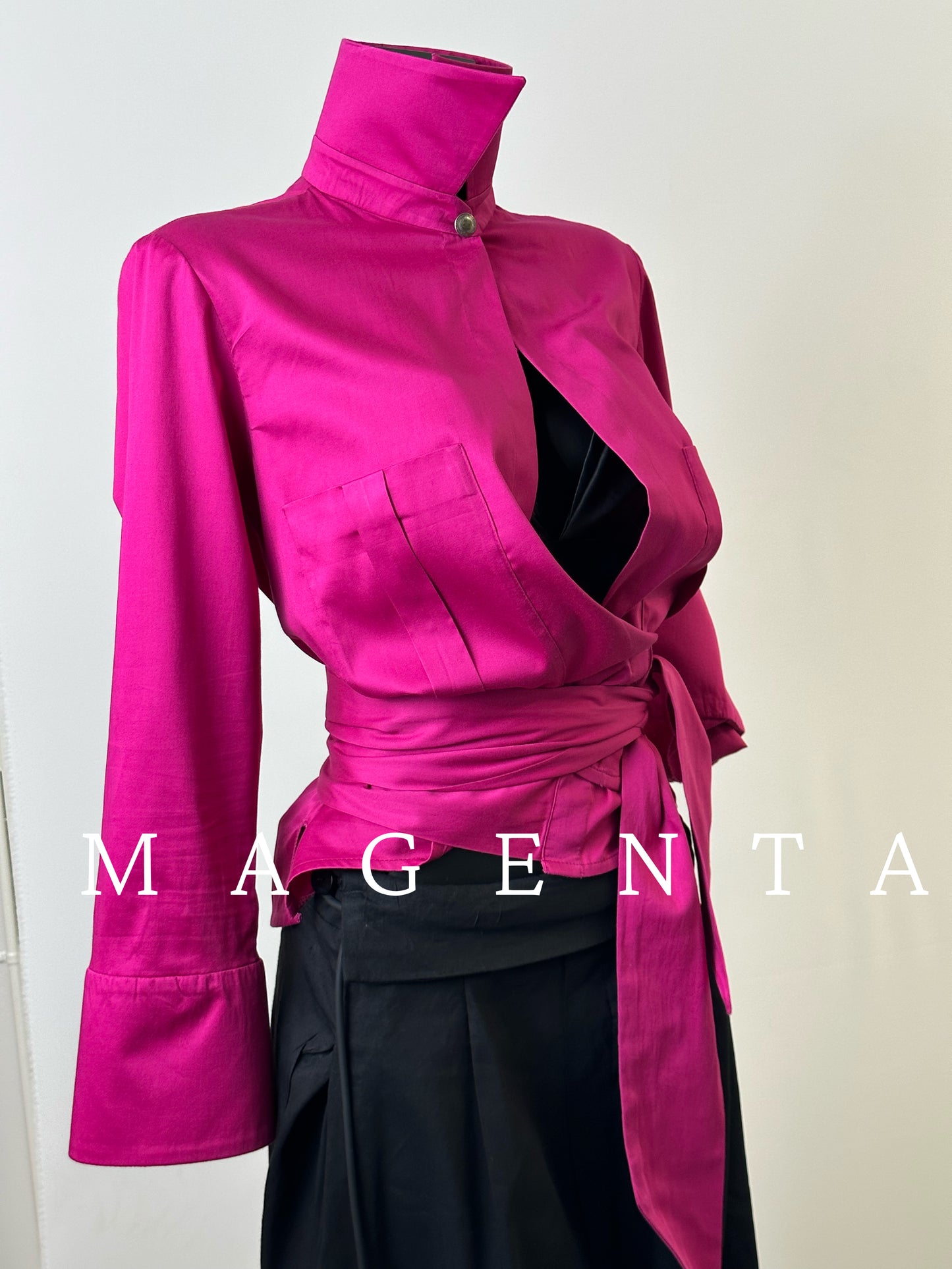 Magenta blouse